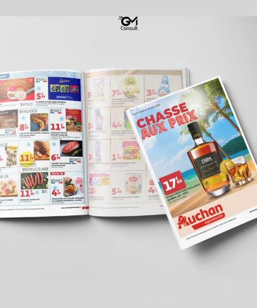 Réalisations catalogue Auchan Supermarché