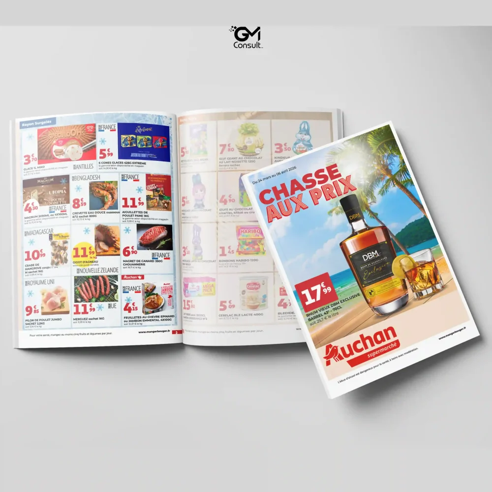Réalisations catalogue Auchan Supermarché